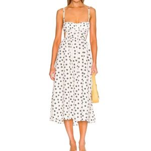 For Love & Lemons Brenda Midi Dress